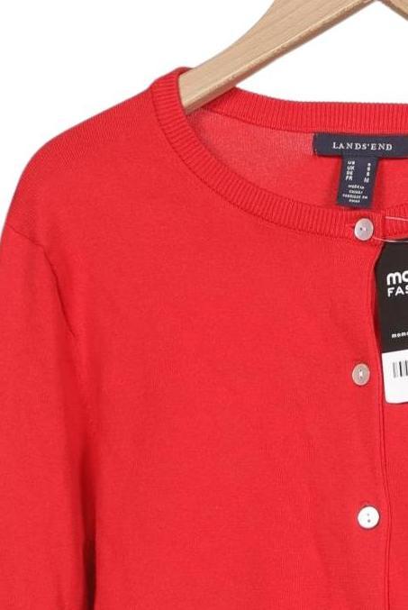 Lands End Knit Cardigan Red S 4