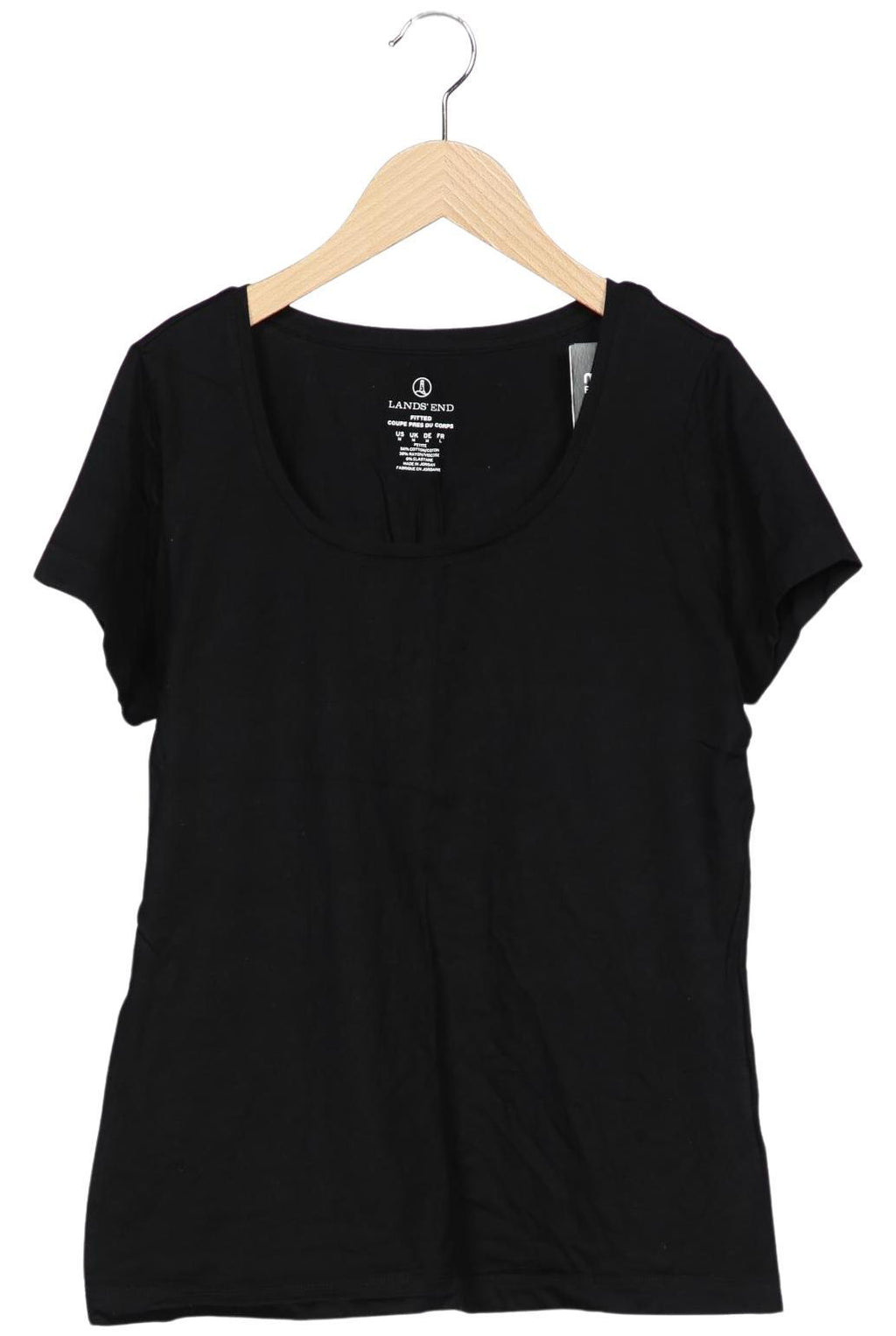 Lands End Women T-Shirt Black M 3