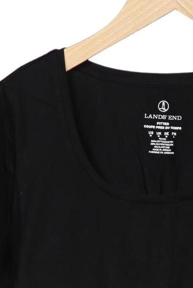 Lands End Women T-Shirt Black M 4