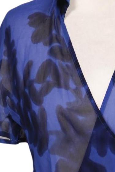 Laurel Damen Bluse Marineblau Gr. M 4
