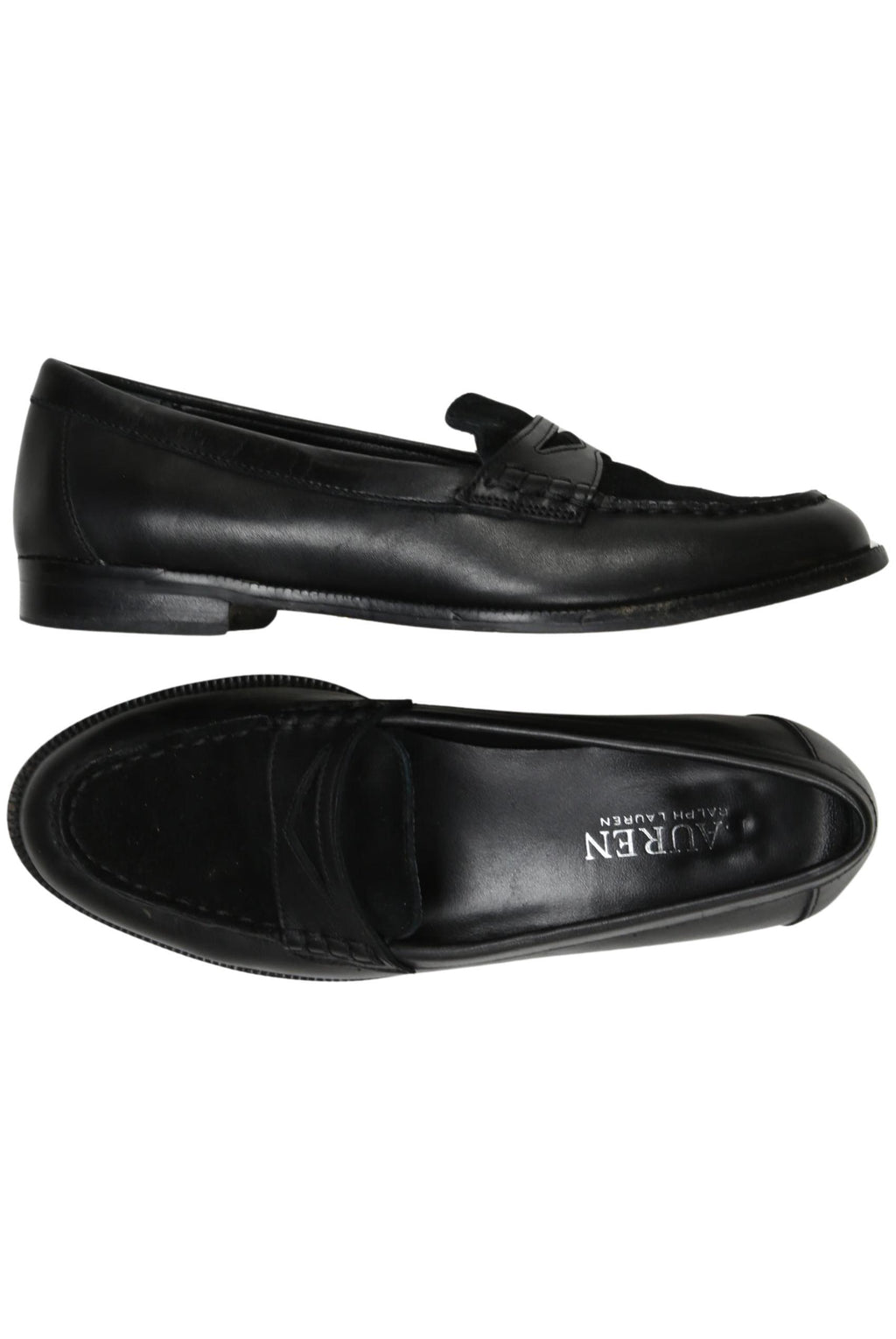 Lauren Ralph Lauren Women's Half Shoe Black EU 38.5 Leather 3