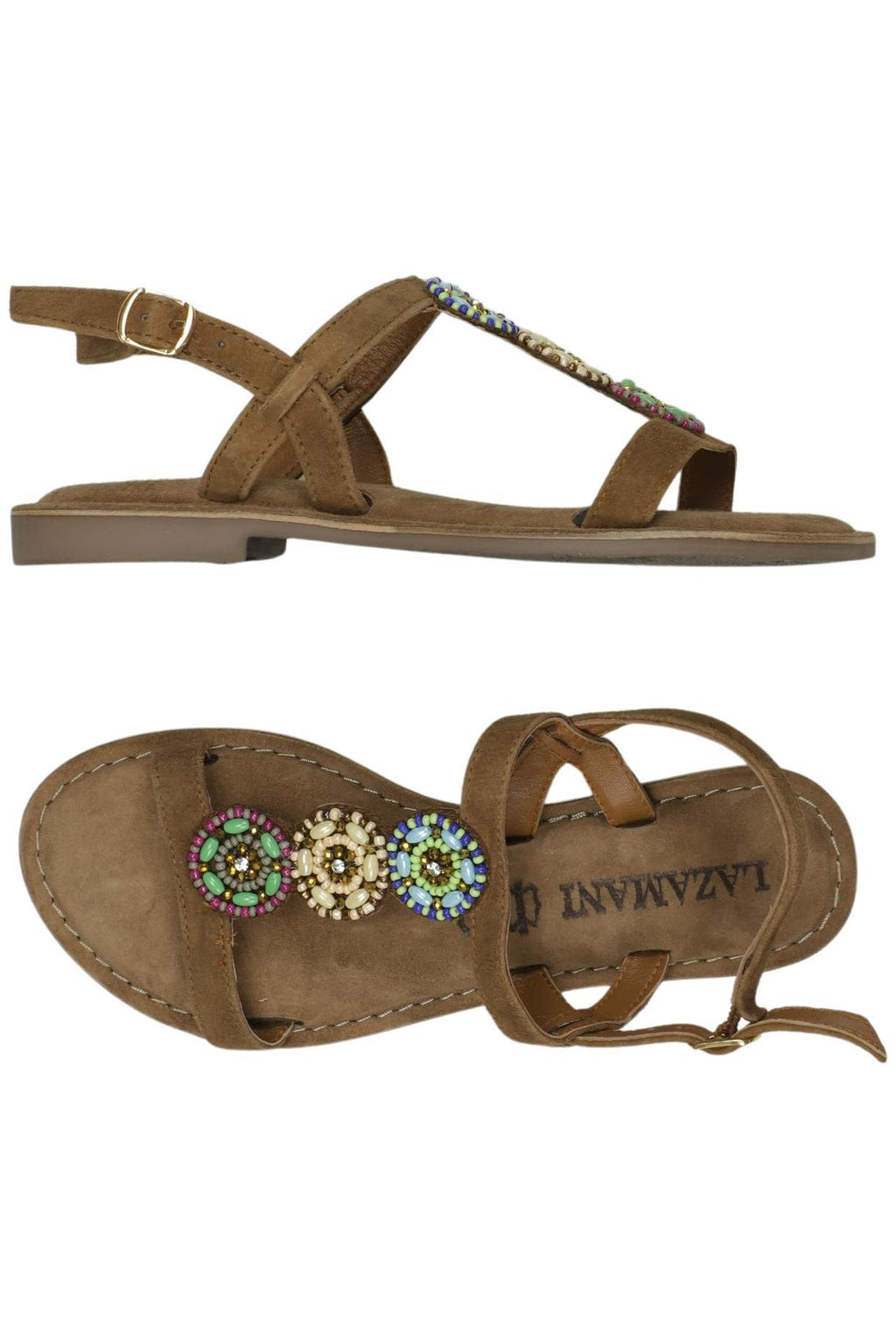 Lazamani Women's Sandals Brown EU 36 Leather 2