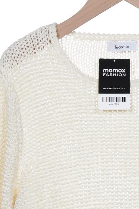 Lecomte Women's Sweater Cream White EU 38 Synthetic Second Hand 6