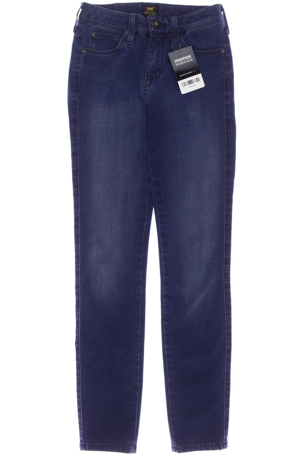 Lee Damen Jeans Blue W24 Cotton Blend Leather 4