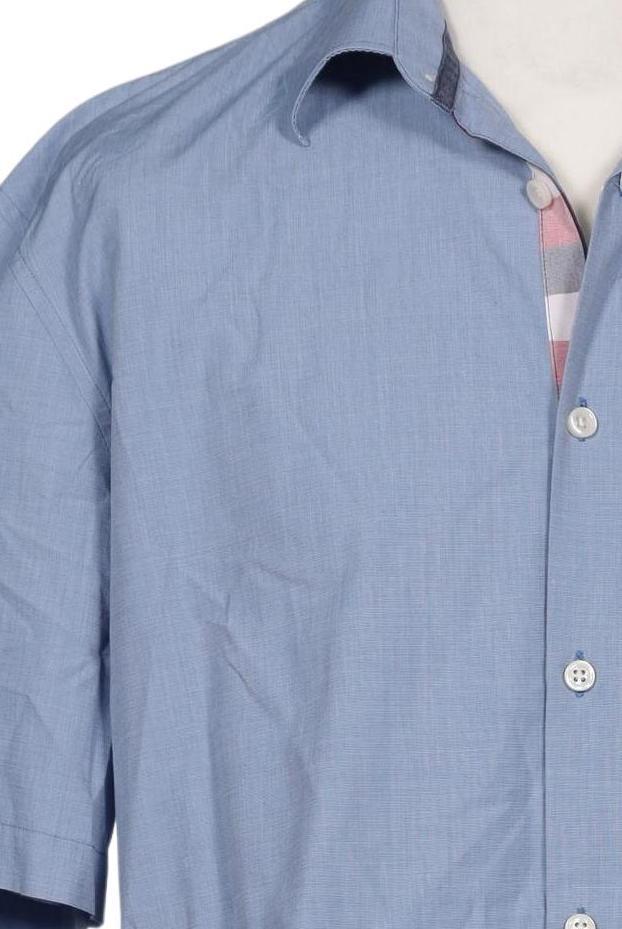 Lerros Men Shirt Light Blue 43 Cotton 7