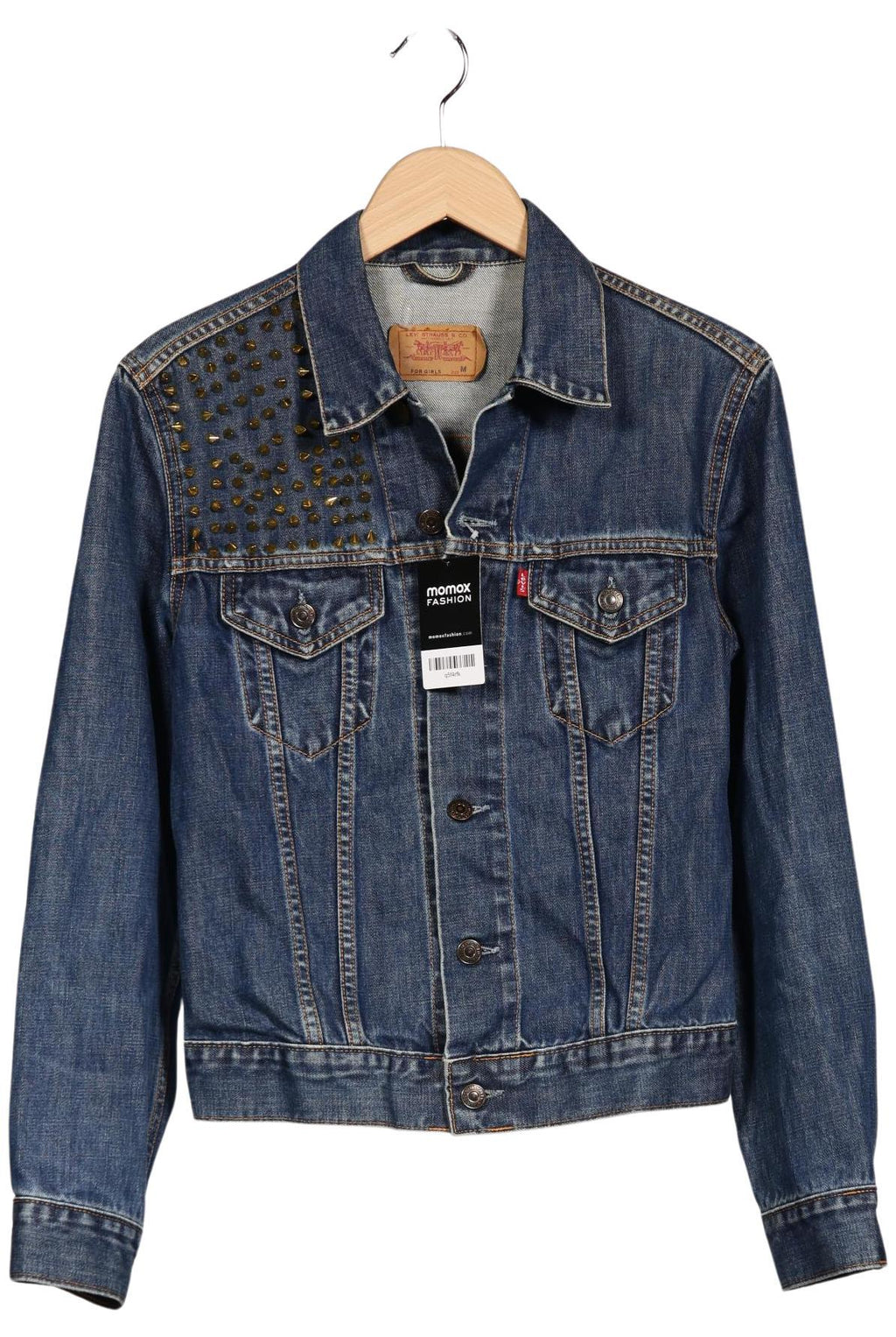 Levi's Women Jacket Blue M Cotton 10