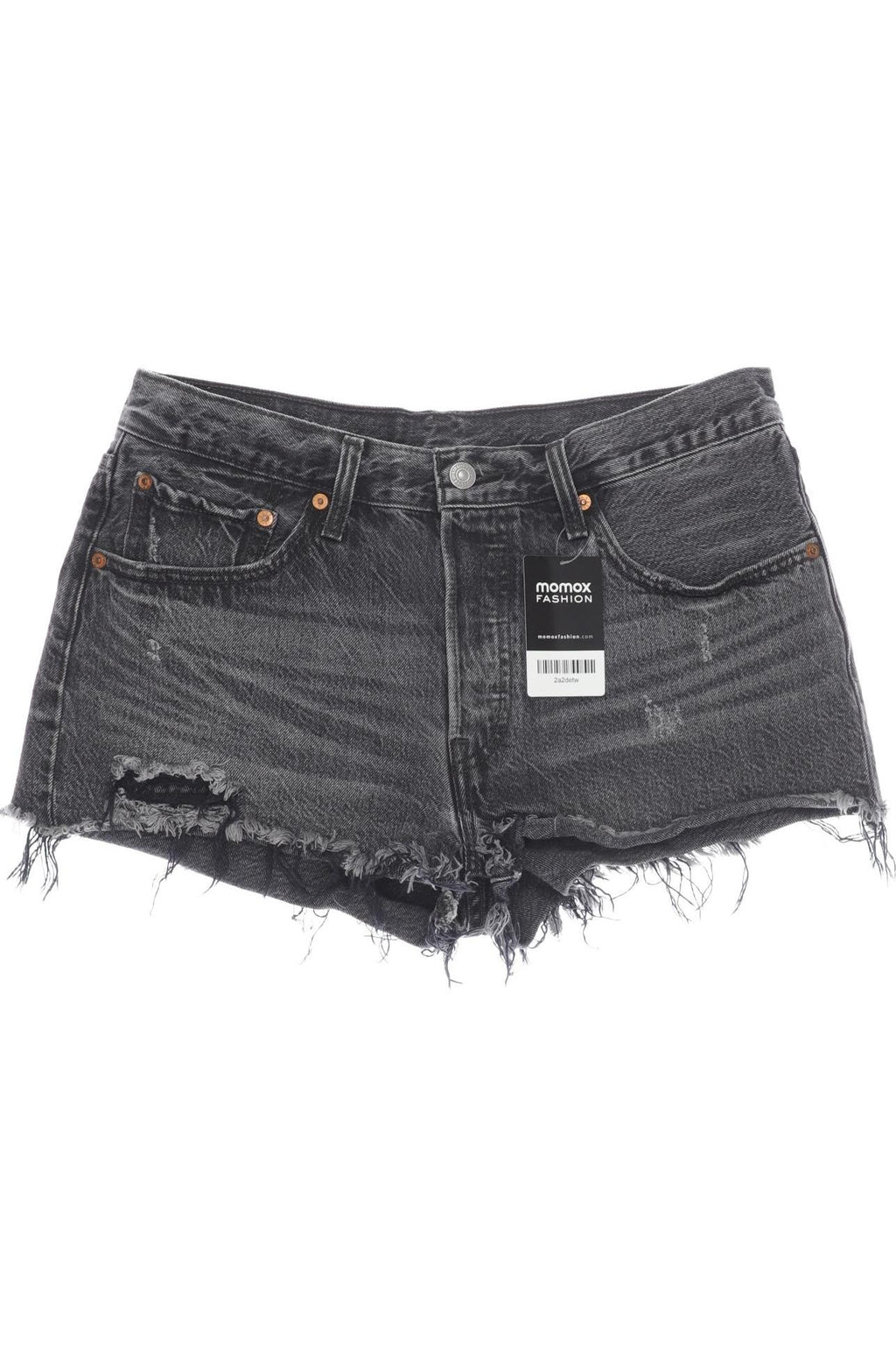 Levis Damen Shorts Gray Cotton Size W30 9