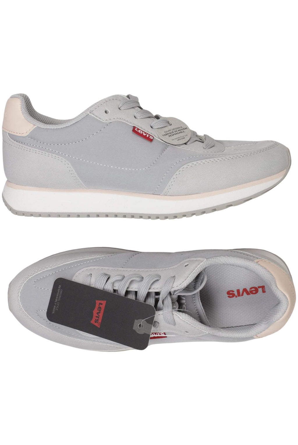 Levi's Women's Sneaker Gray EU 38 Synthetic Leather 2