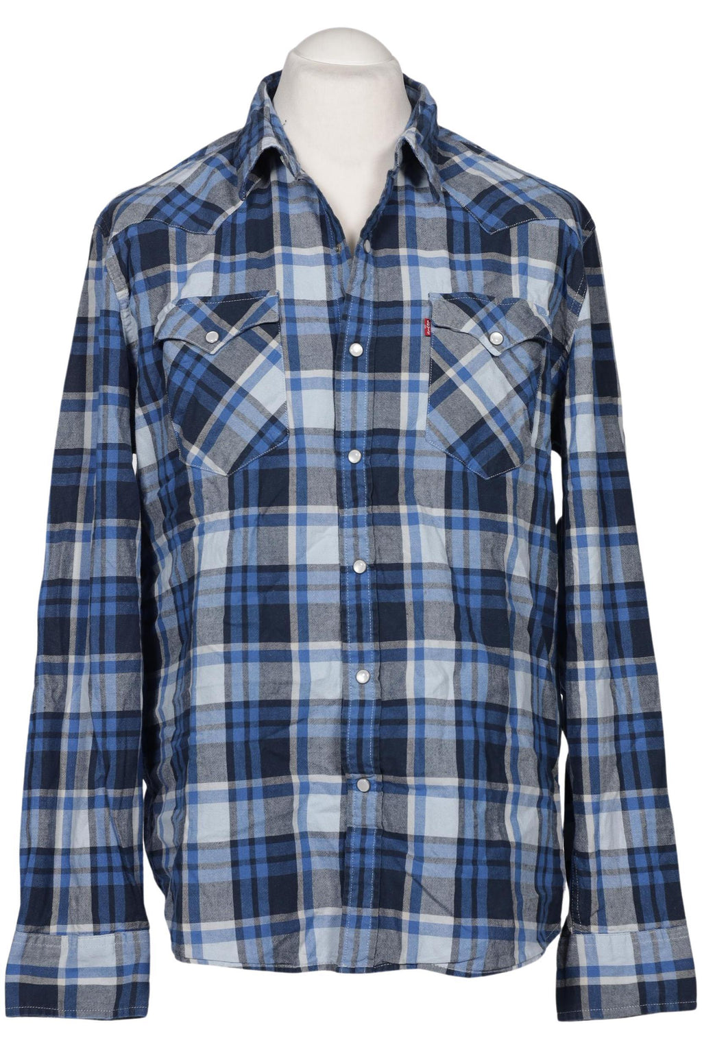 Levis Mens Shirt Light Blue XL Cotton 7