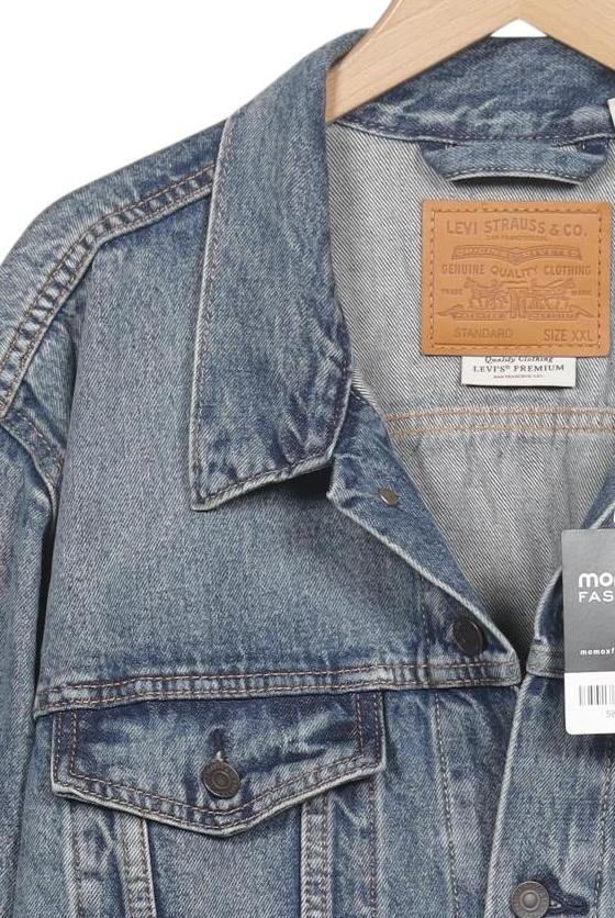 Levi's Men Jacket Blue XXL Cotton 5