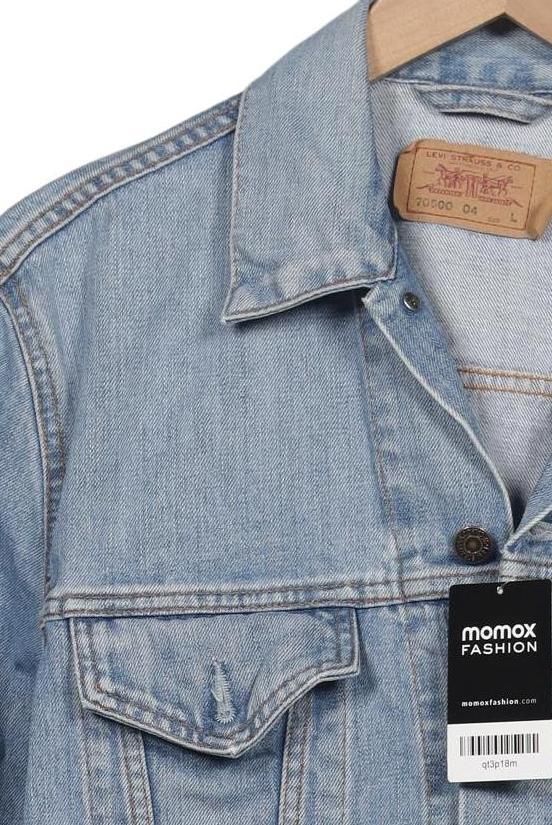 Levi's Men Jacket Light Blue L Cotton 7