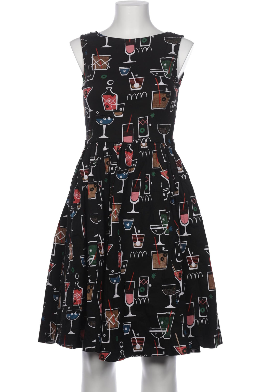 Lindy Bop Damenkleid, Schwarz, Gr. EU 36 2