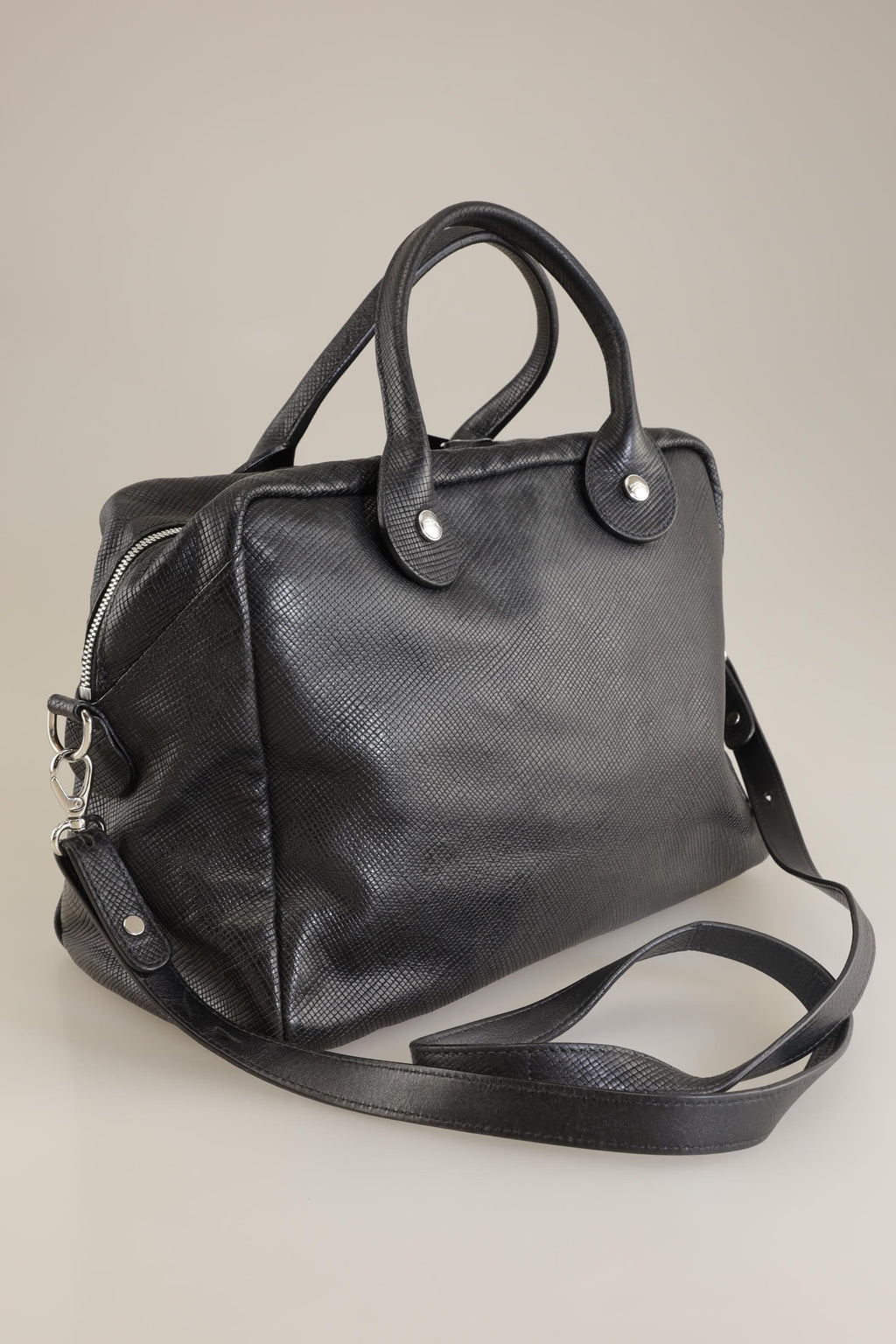 Longchamp Women's Handbag Large Leather Black 7
