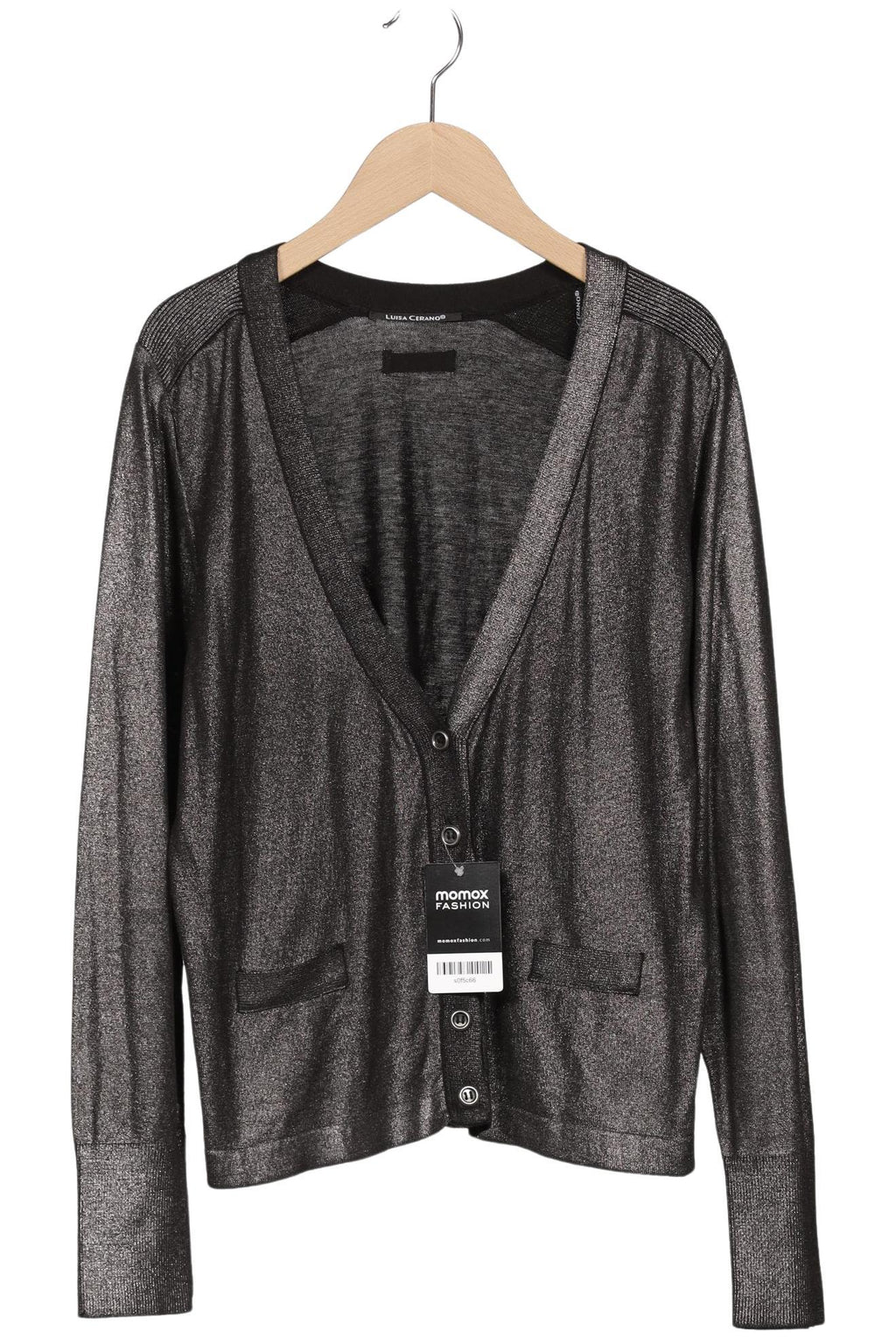 Luisa Cerano Knit Cardigan Gray M 3