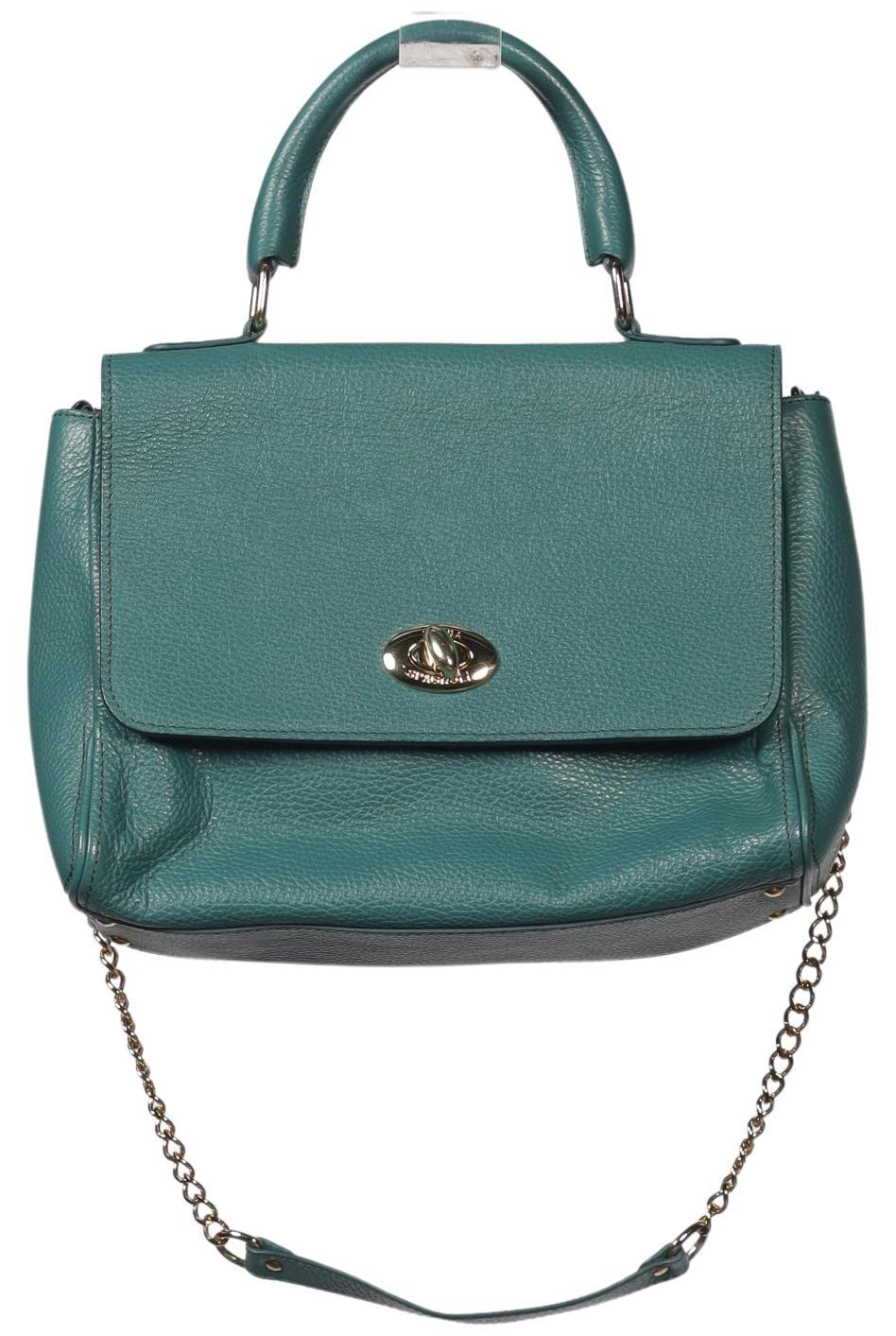 Luisa Spagnoli Large Women's Handbag Green Leather 2