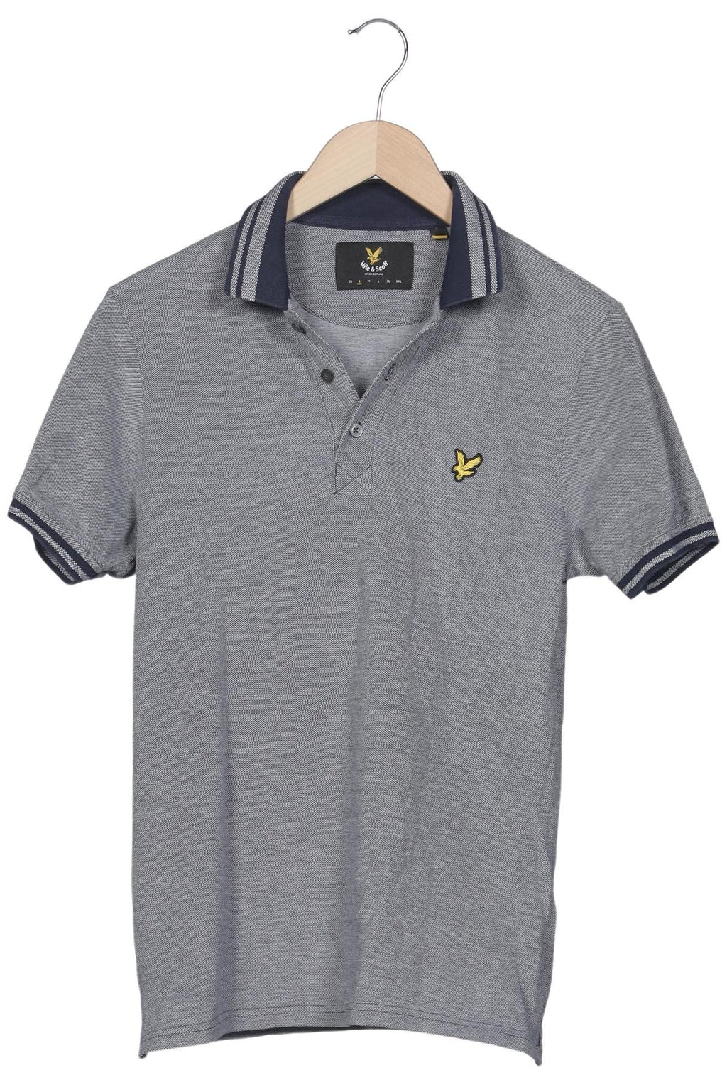 Lyle & Scott Polo Shirt Gray S Cotton 2