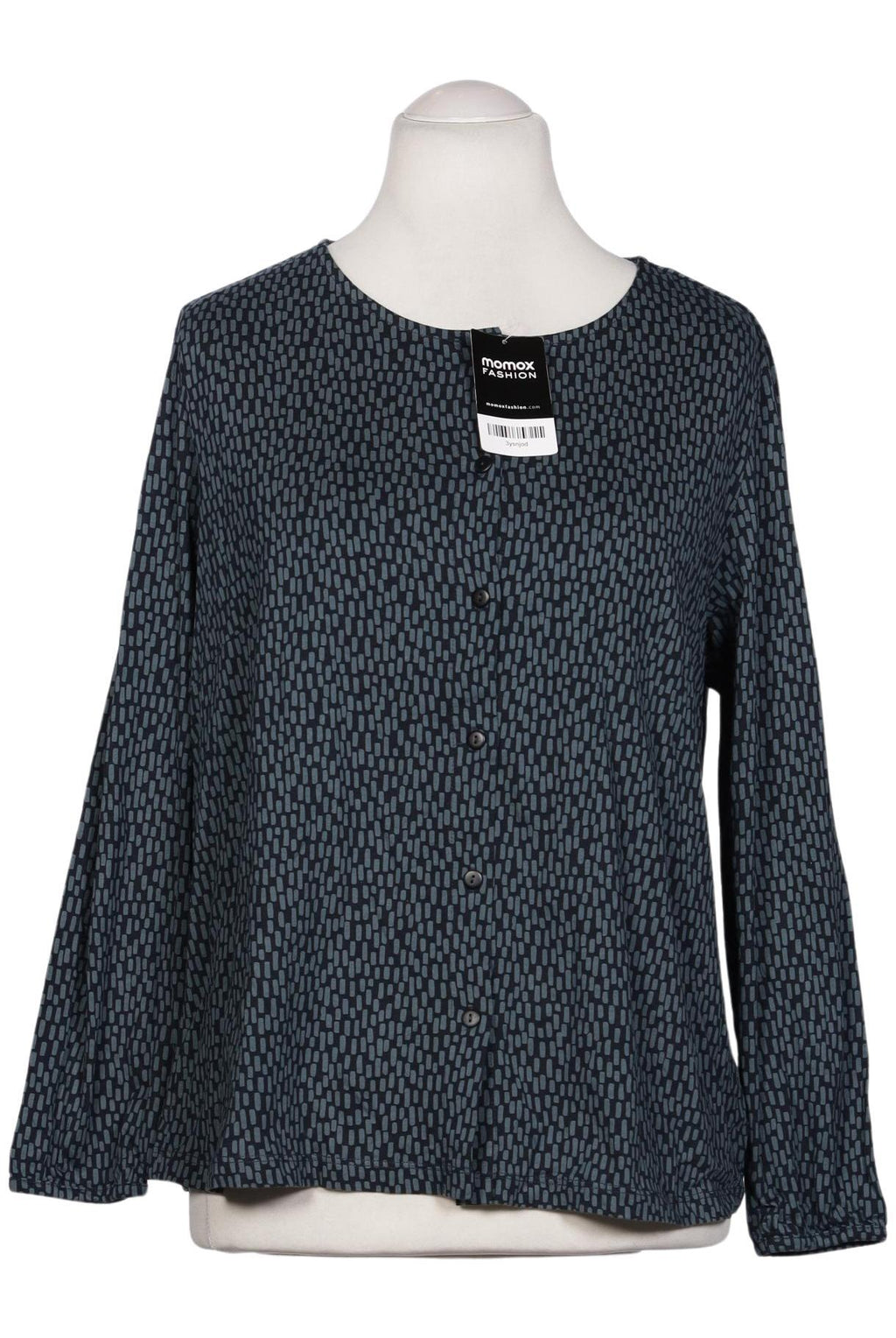 Maas Women's Blouse Navy EU 42 Cotton Second Hand 2