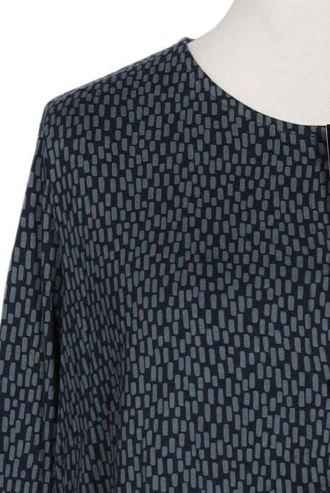 Maas Women's Blouse Navy EU 42 Cotton Second Hand 4