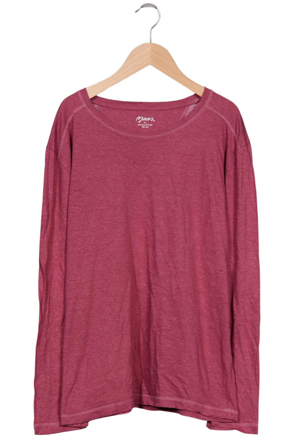 Maas Women Long Sleeve Shirt Bordeaux L 2