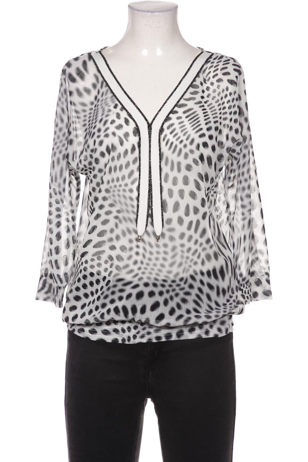 Madeleine Damen Bluse Grau EU 34 7
