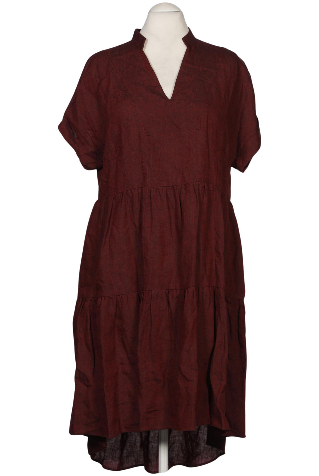 Madeleine Women Dress Bordeaux EU 42 Linen 2