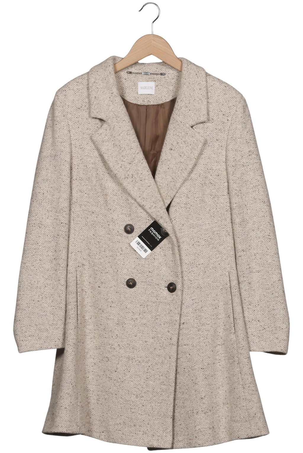 Madeleine Damen Mantel Beige EU 44 2