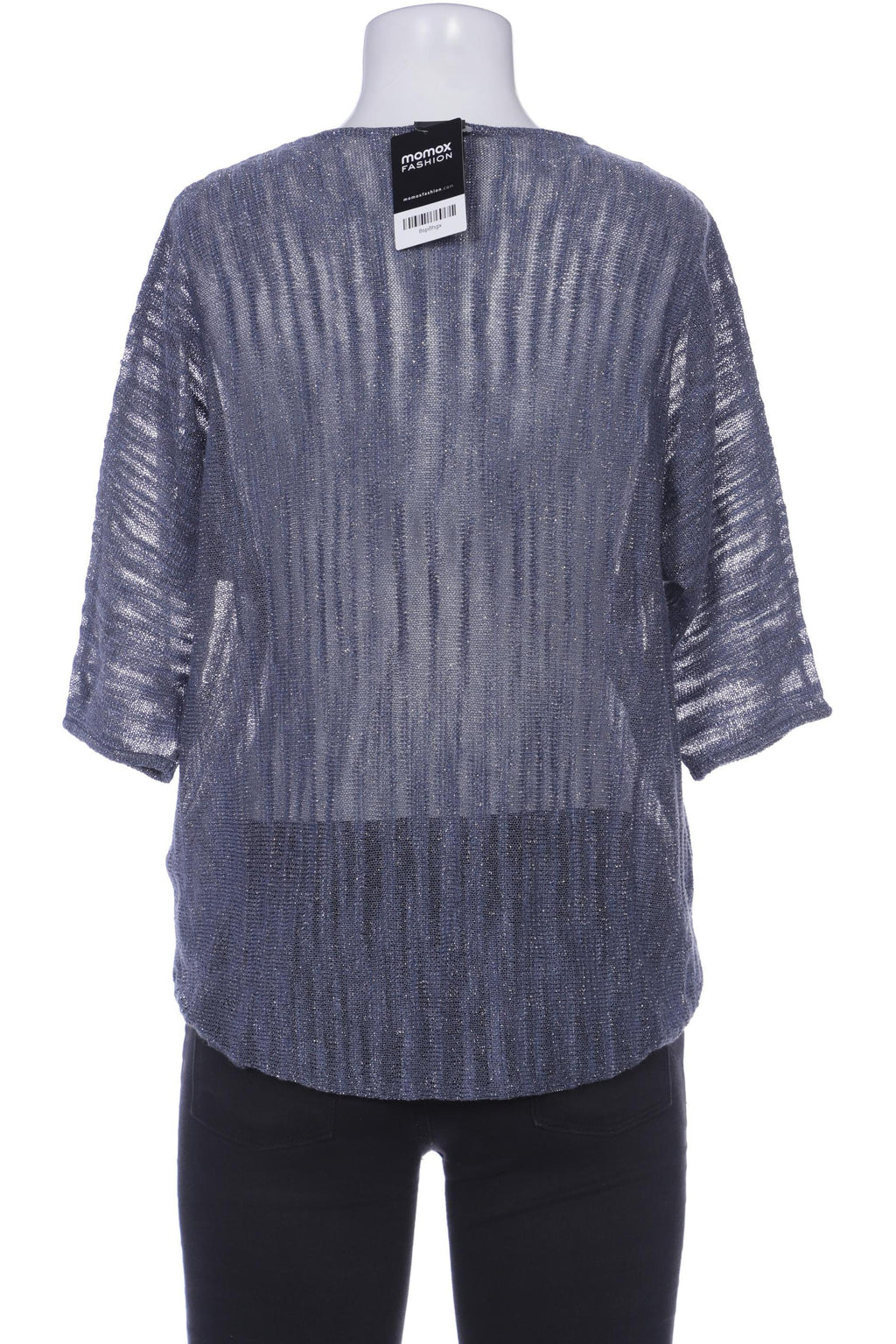 Madeleine Women's Sweater Navy Blue Size XS Linen Synthetic Second Hand 5
