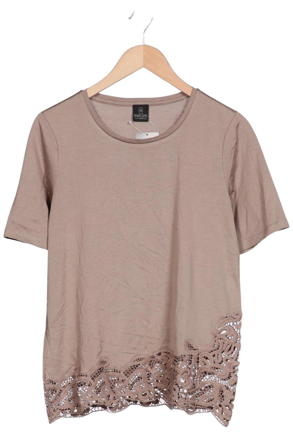 Madeleine Women T-Shirt Beige EU 38 2