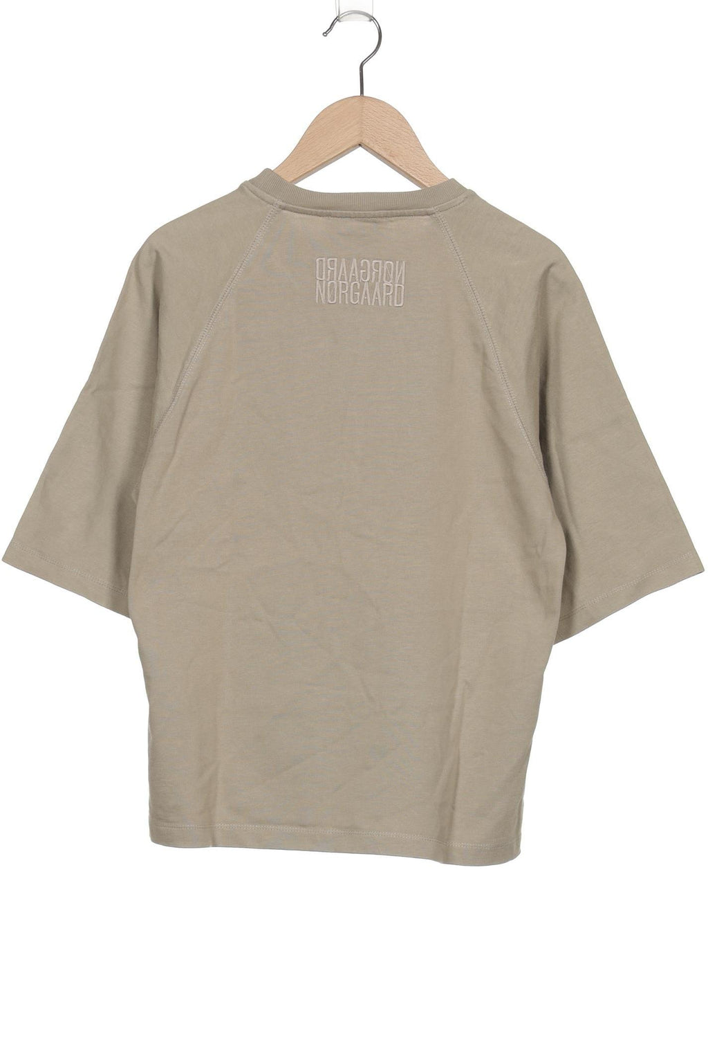 Mads Norgaard Damen T-Shirt Grün XS Baumwolle 5