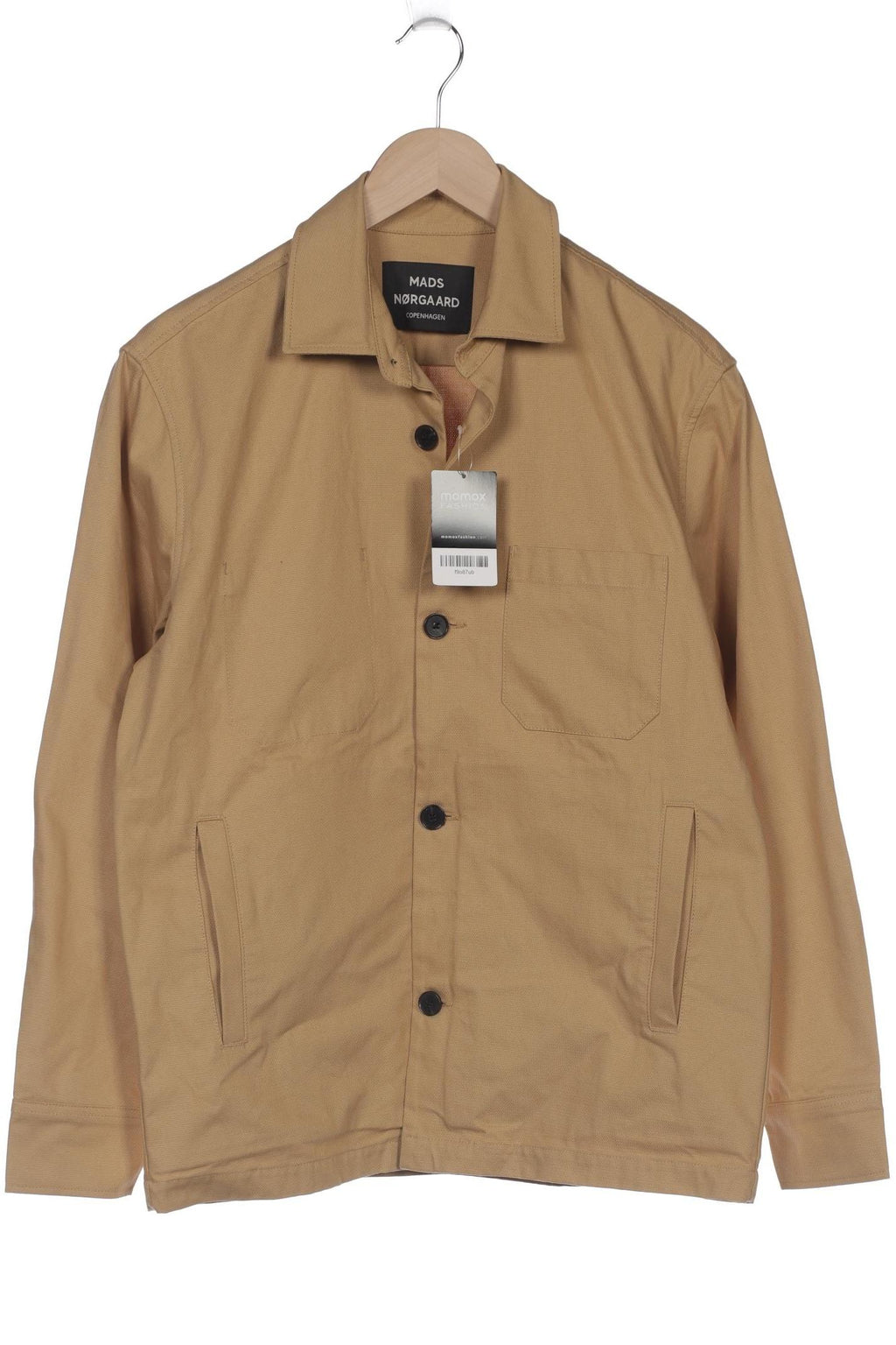 Mads Nørgaard Men Jacket Beige M Cotton 4