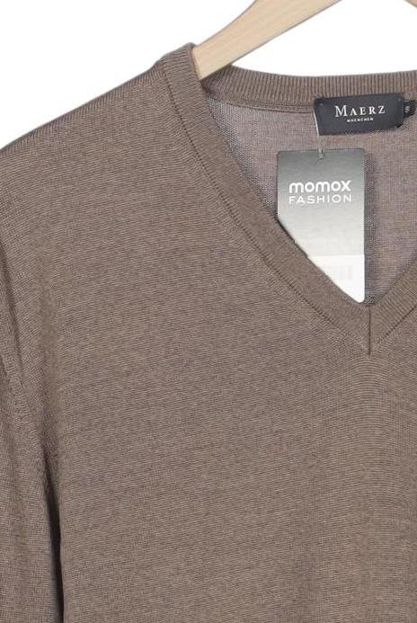 Maerz Pull Homme Marron EU 50 Laine Vierge 6
