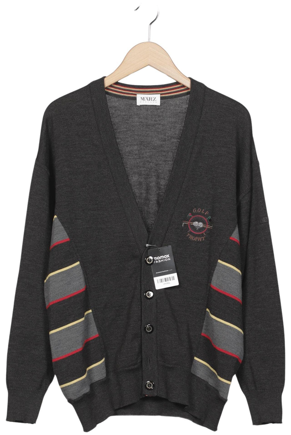Maerz Men Cardigan Grey EU 50 Virgin Wool Second Hand 2
