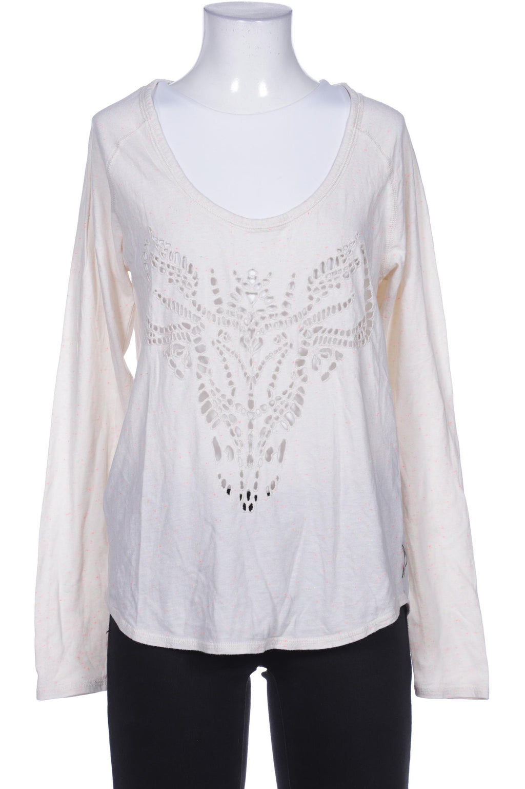 Maison Scotch Long Sleeve Shirt Cream White Size XS 4