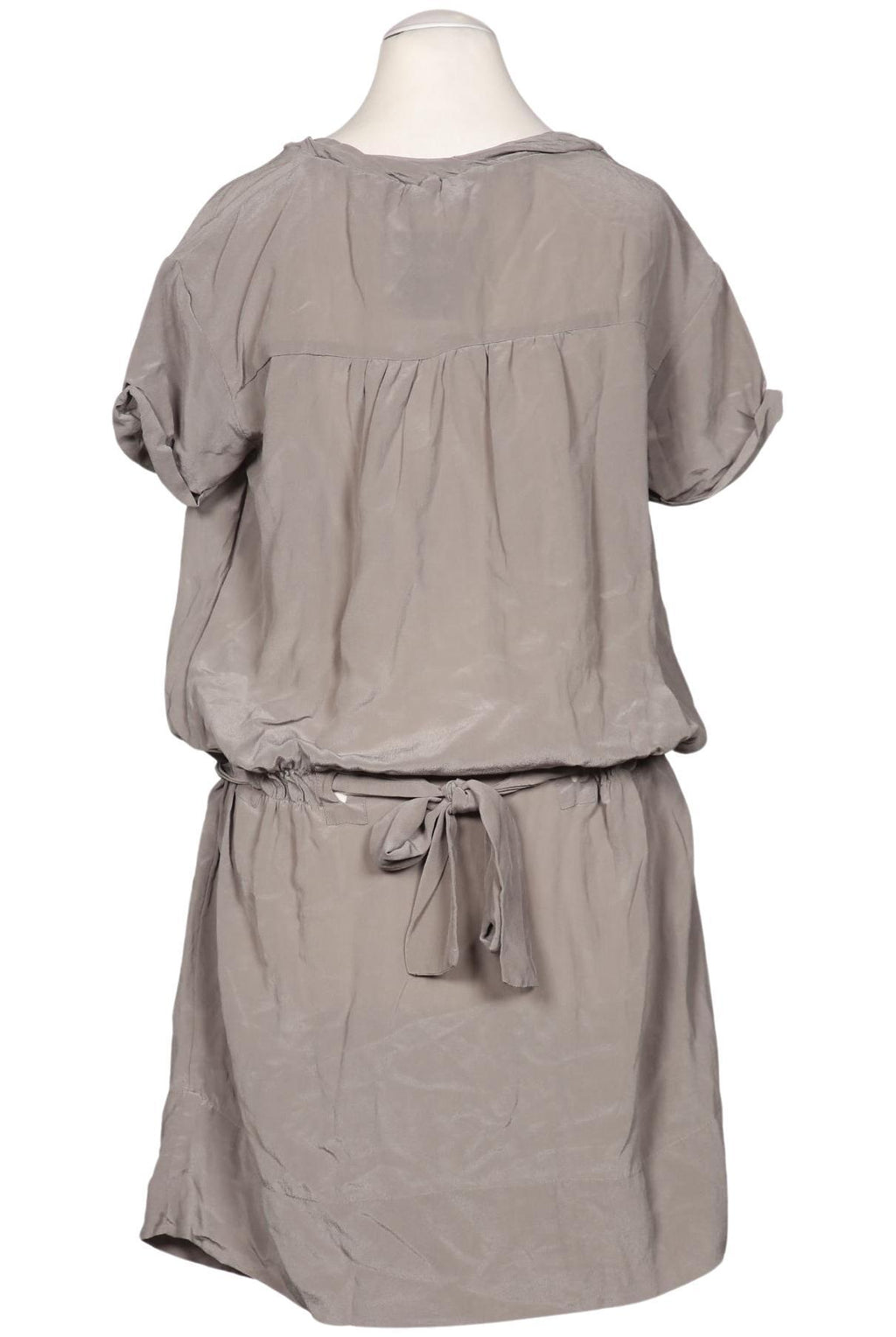 Maje Damen Kleid Grau Seide Gr. S 6
