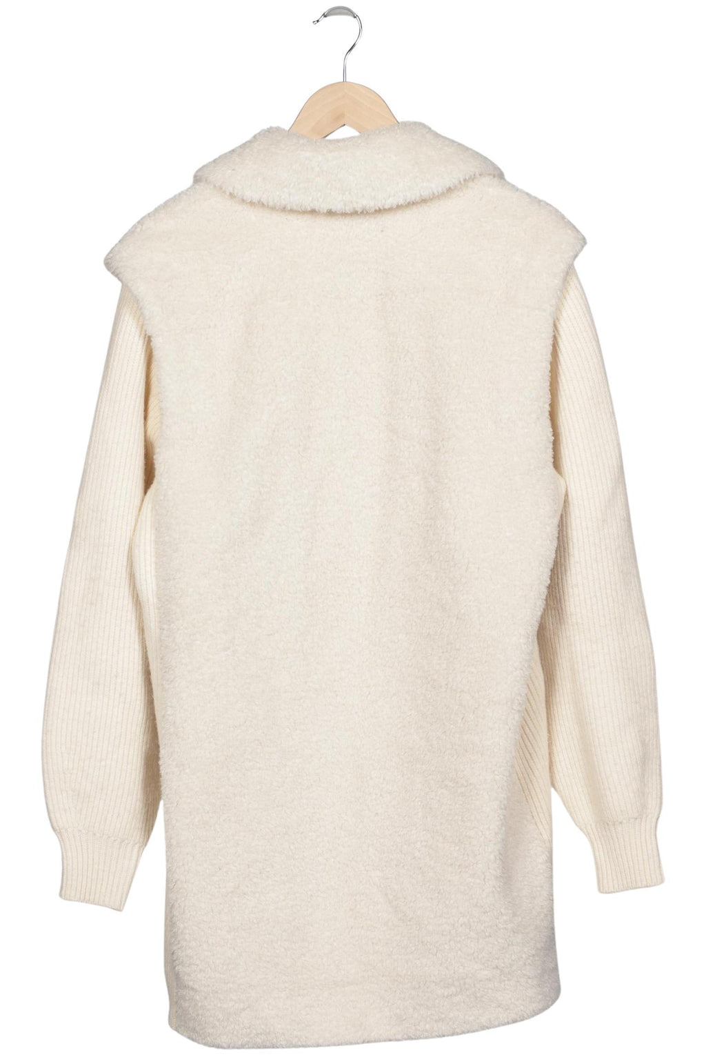 Maje Women Coat Cream White EU 34 3