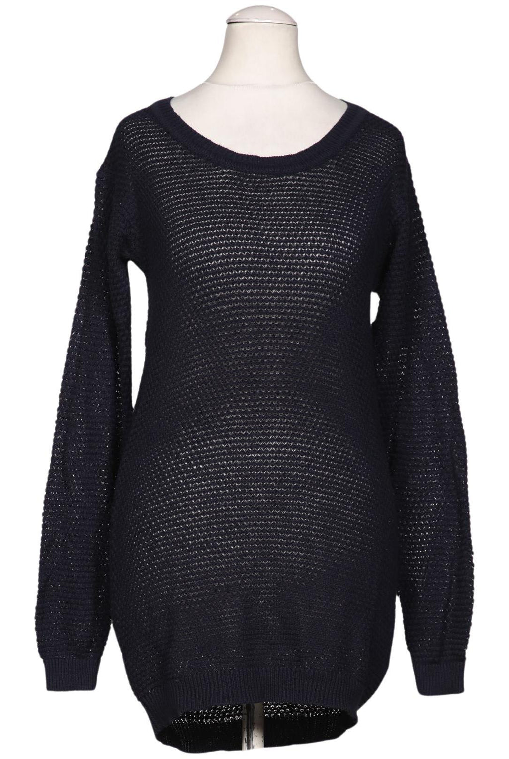Mama Licious Women's Sweater Navy Blue Size S 2