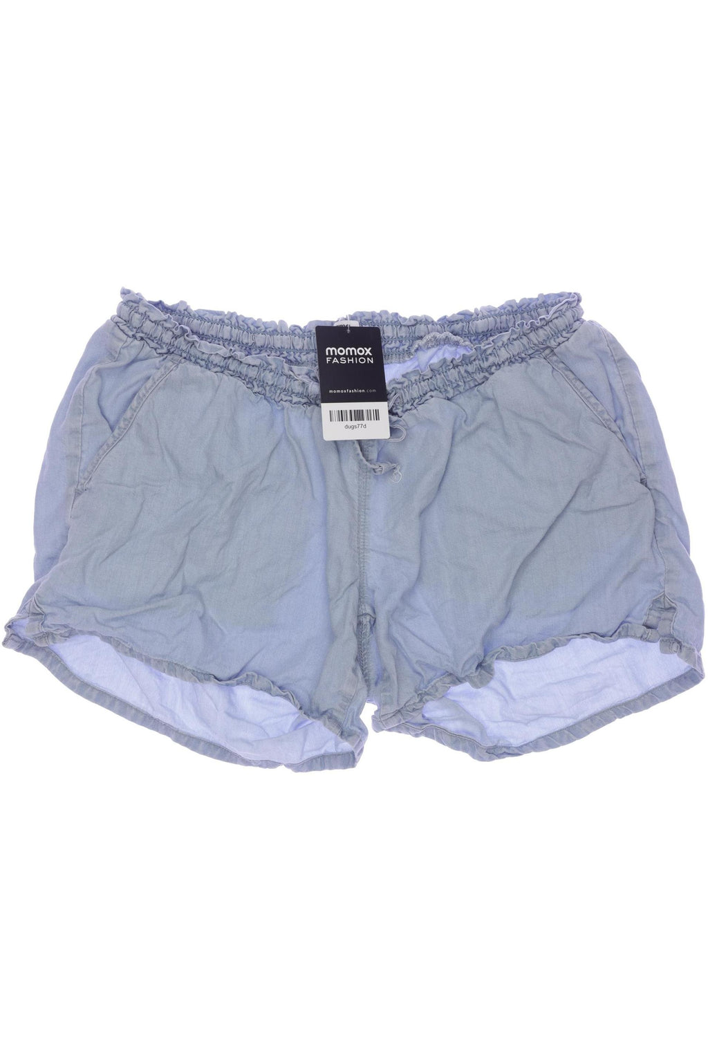 Mama Licious Damen Shorts Blue Size L Lyocell 4