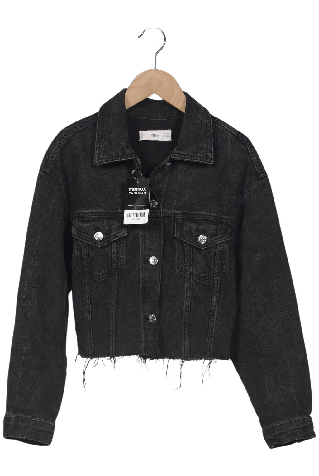 Mango Women Jacket Black Size XS Cotton 8
