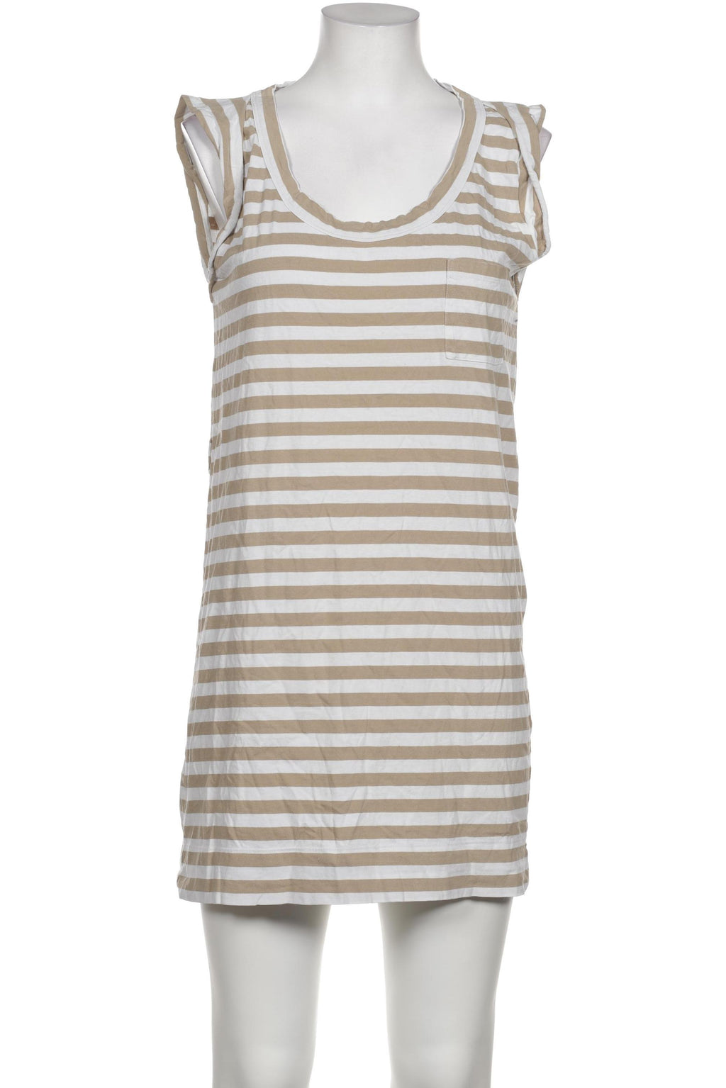 Mango Dress Beige S Cotton 4