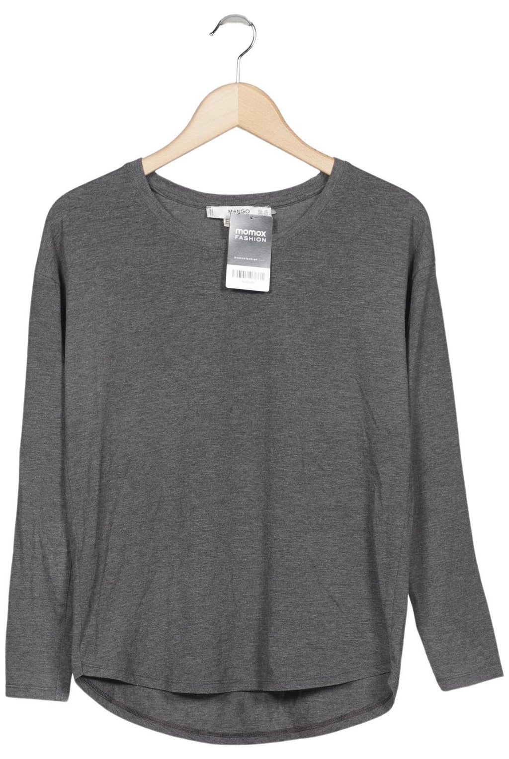 Mango Damen Langarmshirt Grau Gr. XS 2
