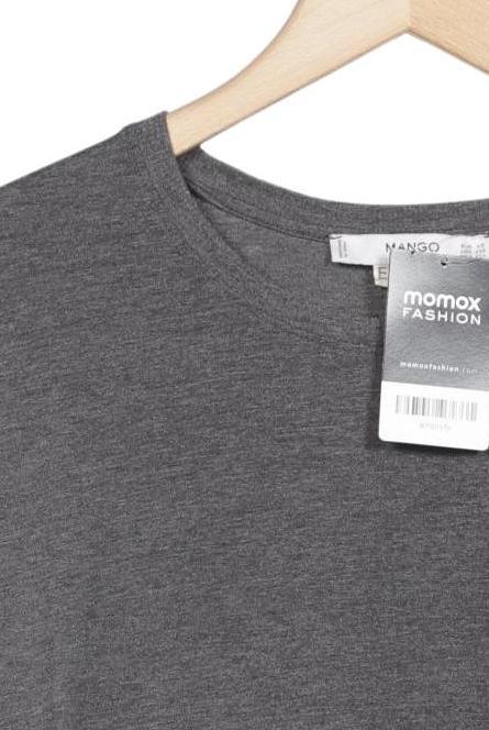 Mango Damen Langarmshirt Grau Gr. XS 3