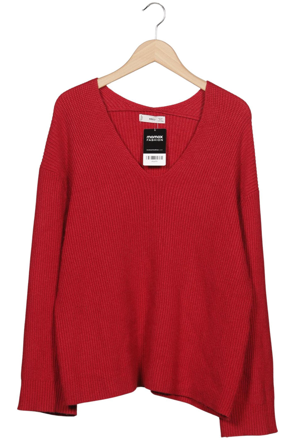 Mango Damen Pullover, Rot, Gr. L 7