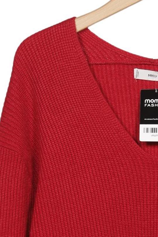 Mango Damen Pullover, Rot, Gr. L 9