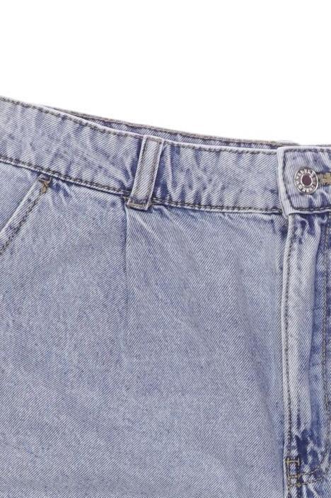 Mango Damen Shorts Hellblau EU 38 Baumwolle 6