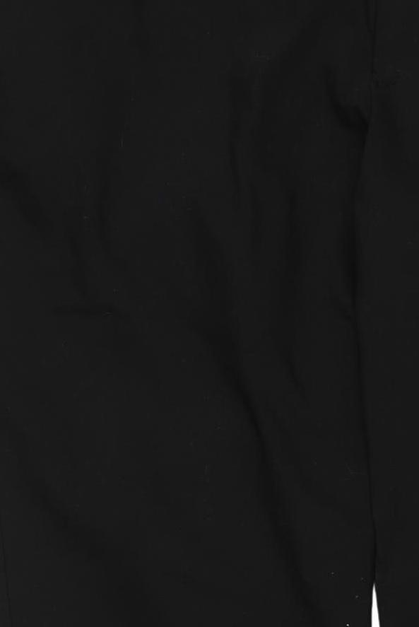 Mango Damen Stoffhose Schwarz EU 44 6
