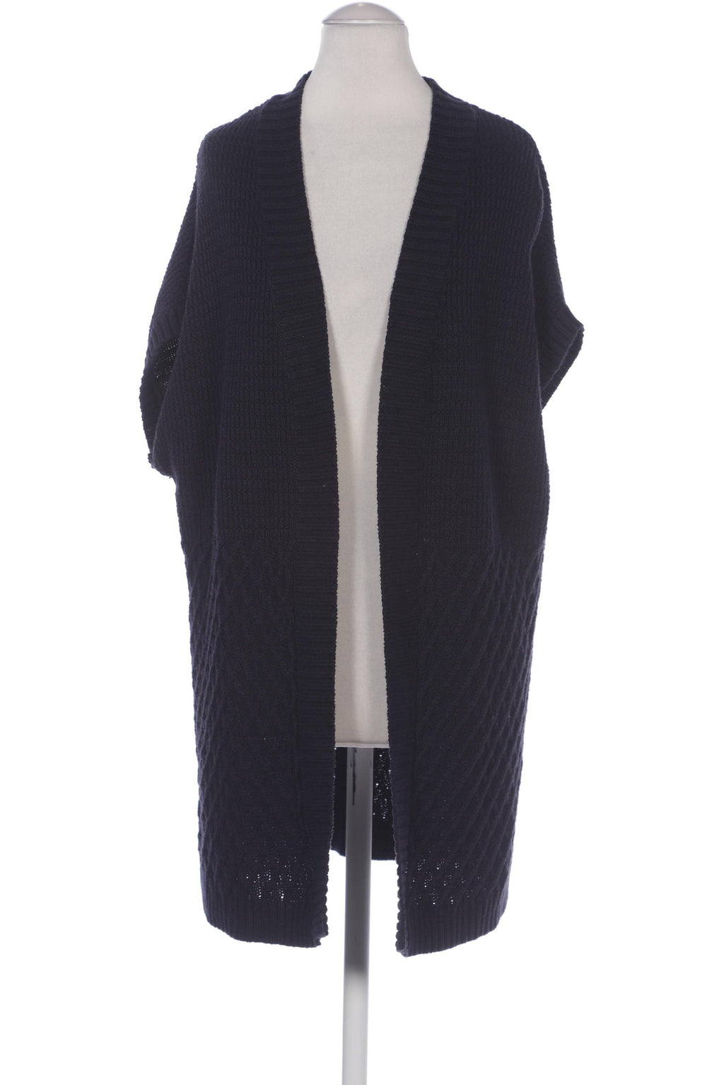 Mango Knit Cardigan Navy Blue Size S 4