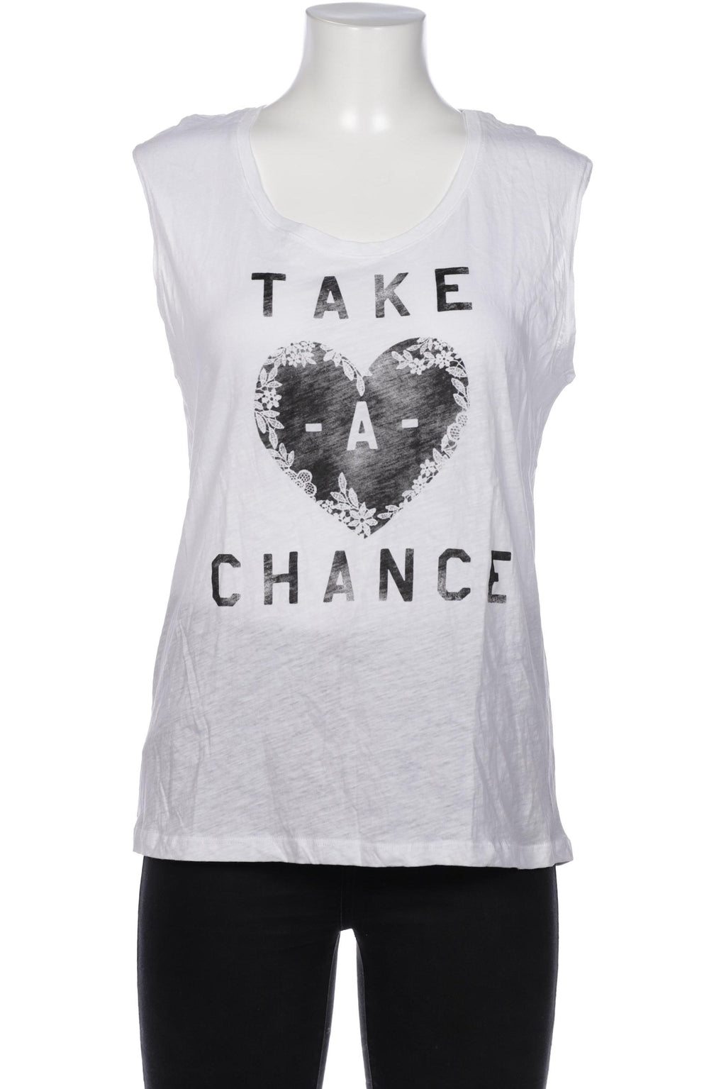 Mango T-Shirt White L Cotton 4