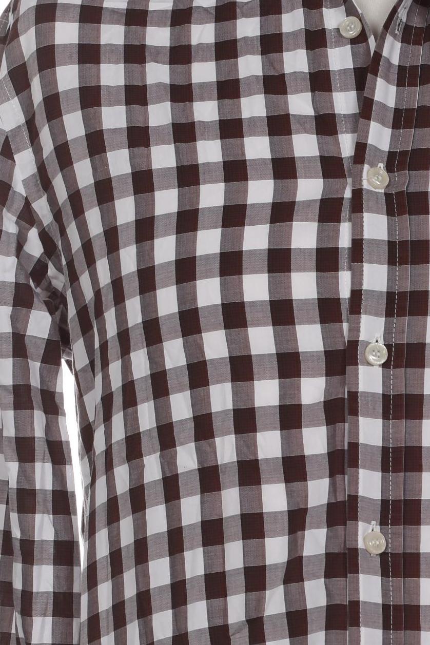 Mango Herrenhemd Braun XS Baumwolle 6