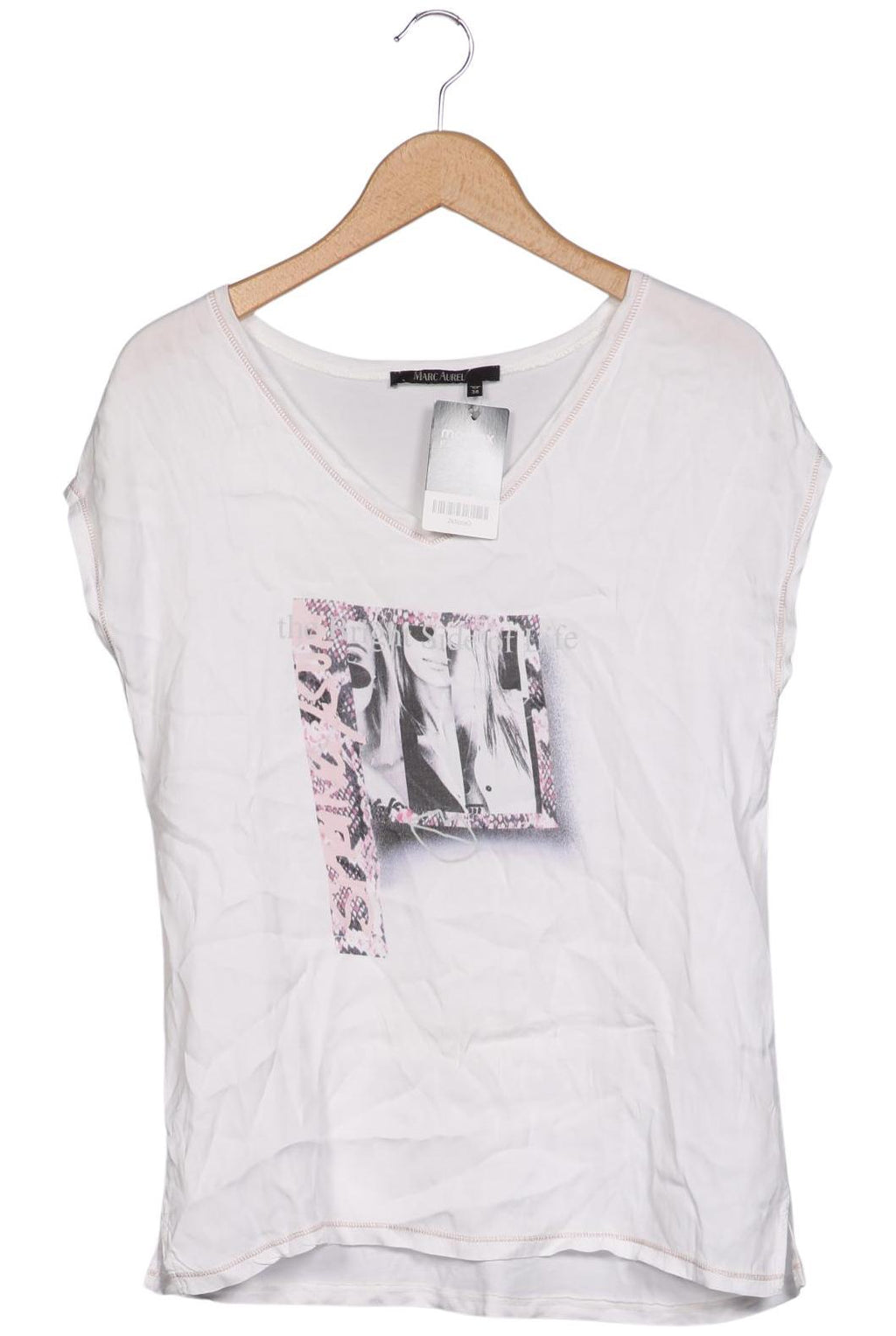 Marc Aurel T-Shirt Cream White EU 36 2