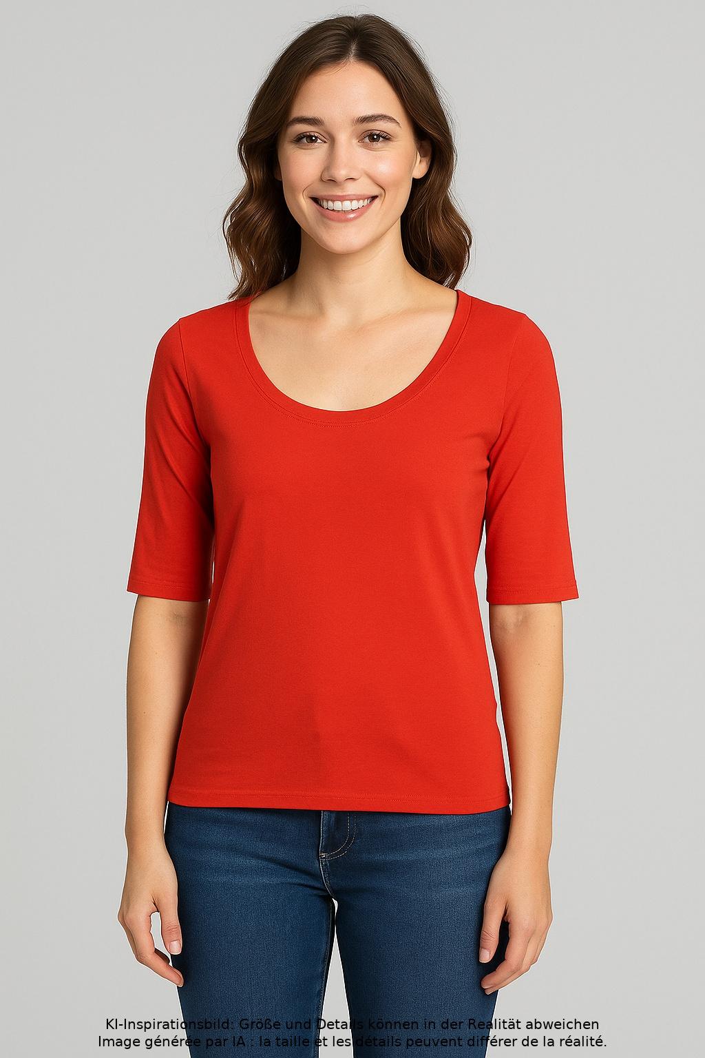 Marc Cain N3 T-Shirt Red EU 38 8